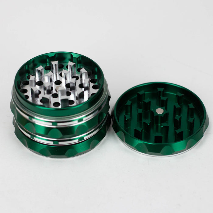 Genie | 4 parts Aluminium herb grinder Box of 6 [LHJ-03]