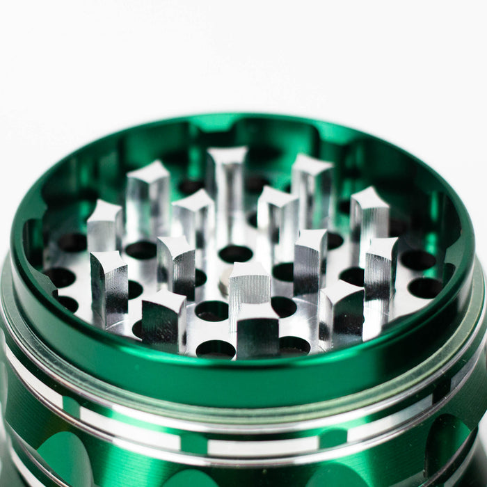 Genie | 4 parts Aluminium herb grinder Box of 6 [LHJ-03]