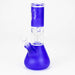 8" dome percolator beaker water bong-Bob Glass Bong ONE Blue