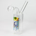 4.5" Bubble oil Bong Glass Rig Canadian Distributor Rasta Man B