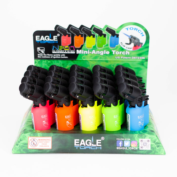 Eagle Torch-NEON Limited edition Mini-Angle Torch lighter Box of 20 [PT116BN]