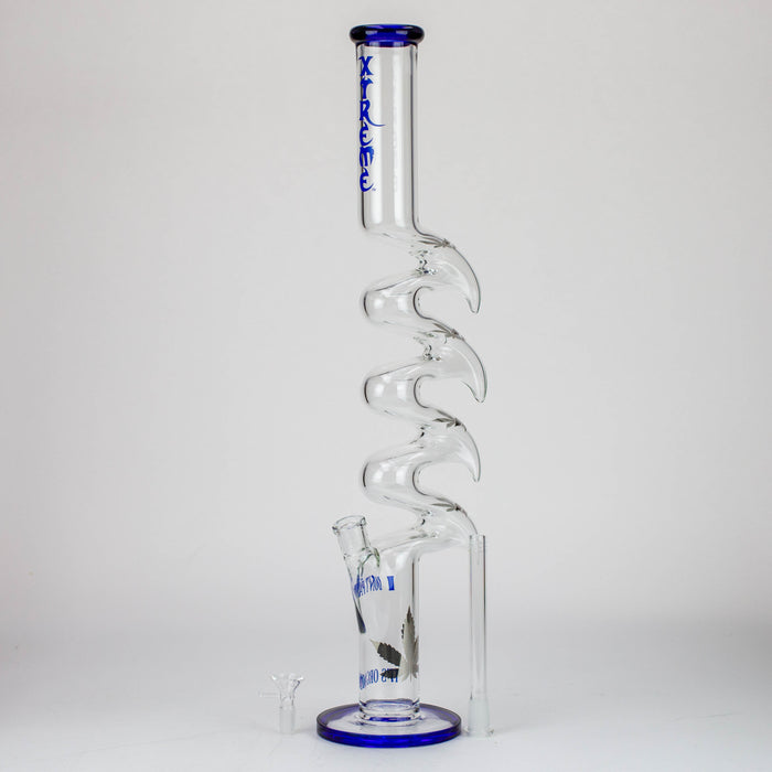 23" Xtream Zig-zag glass water bong [XTR-Z035] Bongs Canadian Distributor
