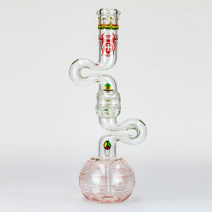 20" Xtream Kink Zong 7 mm glass water bong [XTR-Z036]