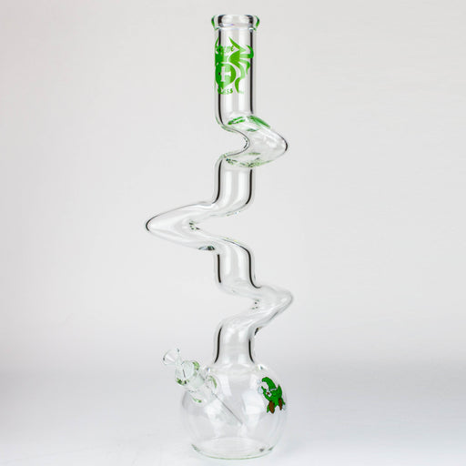 21" Xtream Zig-zag 7 mm glass water bong [XTR-Z015] Bongs Canadian Distributor
