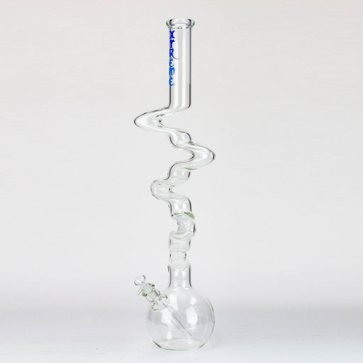 28" Xtream Zig-zag 7 mm glass water bong [XTR-Z016] Bongs Canadian Distributor