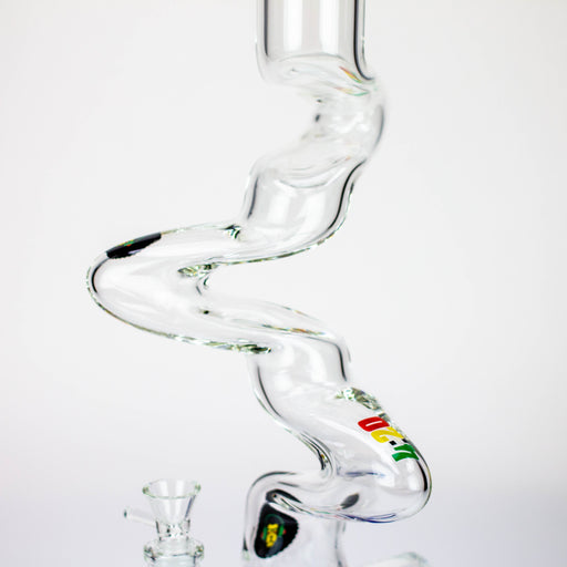 21" Xtream Zig-zag inline diffuser glass water bong [XTR-Z021] Bongs Canadian Distributor