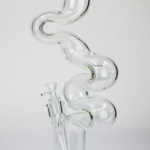20" Xtream Zig-zag 7 mm glass water bong [XTR-Z022] Bongs Canadian Distributor