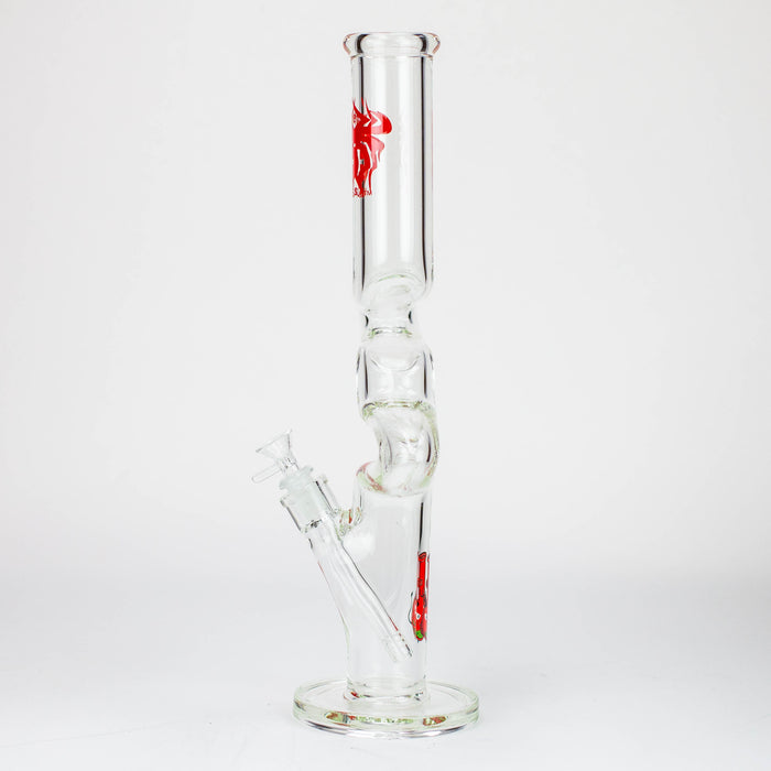 17" Xtream Zig-zag glass water bong [XTR-Z023] Glass Bong Canadian Distributor