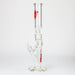 17" Xtream Zig-zag glass water bong [XTR-Z023] Glass Bong Canadian Distributor