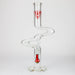 17" Xtream Zig-zag glass water bong [XTR-Z023] Glass Bong Canadian Distributor