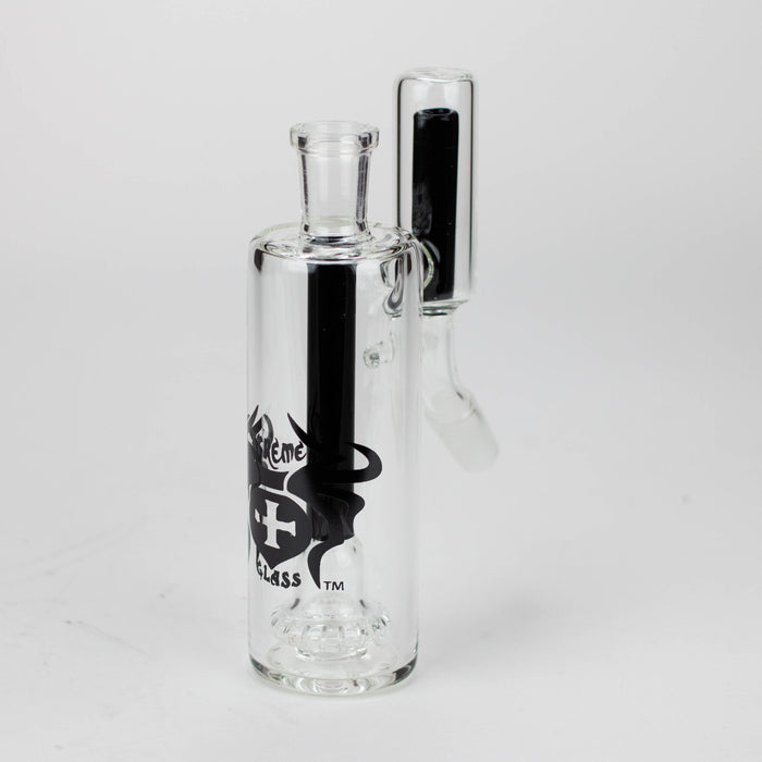 Xtreme - 5" Glass Bong Showerhead diffuser Ashcatcher 45 Degree [XTR-Z013] Bongs Accessories Canadian Distributor Black