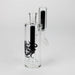 Xtreme - 5" Glass Bong Showerhead diffuser Ashcatcher 45 Degree [XTR-Z013] Bongs Accessories Canadian Distributor Black