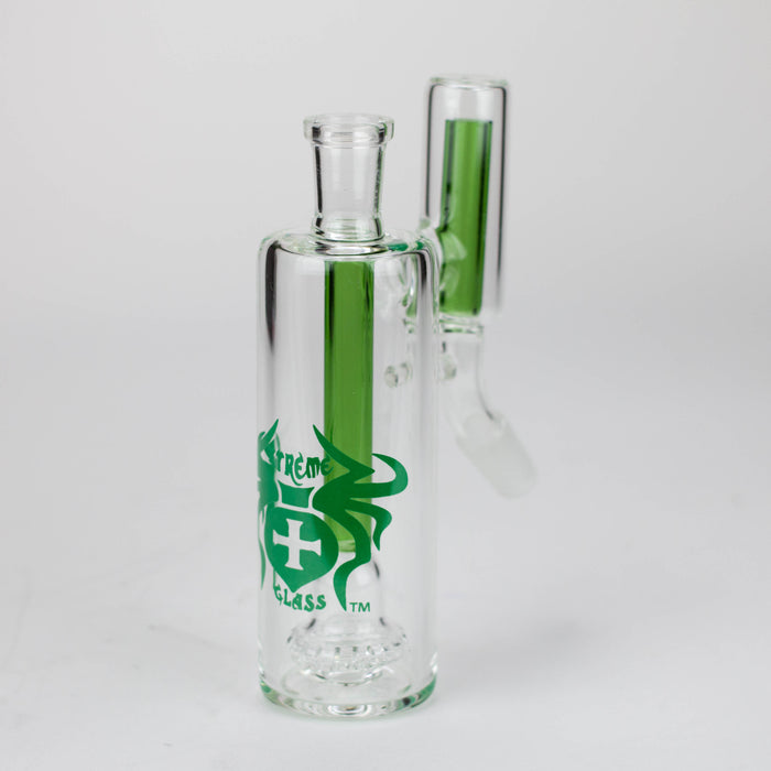 Xtreme - 5" Glass Bong Showerhead diffuser Ashcatcher 45 Degree [XTR-Z013] Bongs Accessories Canadian Distributor Green