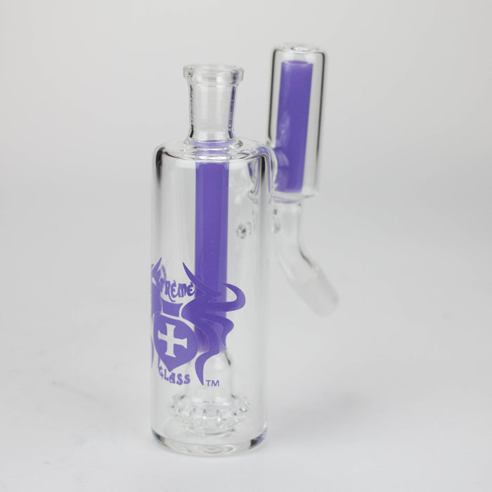 Xtreme - 5" Glass Bong Showerhead diffuser Ashcatcher 45 Degree [XTR-Z013] Bongs Accessories Canadian Distributor Milk Purple