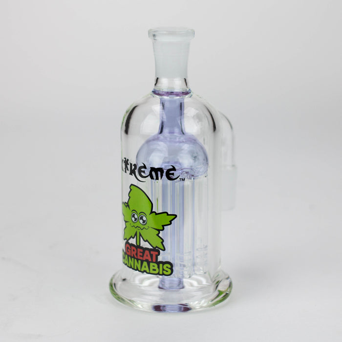 Xtreme - 5" Glass Bong Tree arms diffuser Ashcatcher [XTR-Z041] Ashcatcher · Percolator · Filter · Mouthpiece Canadian Distributor Purple