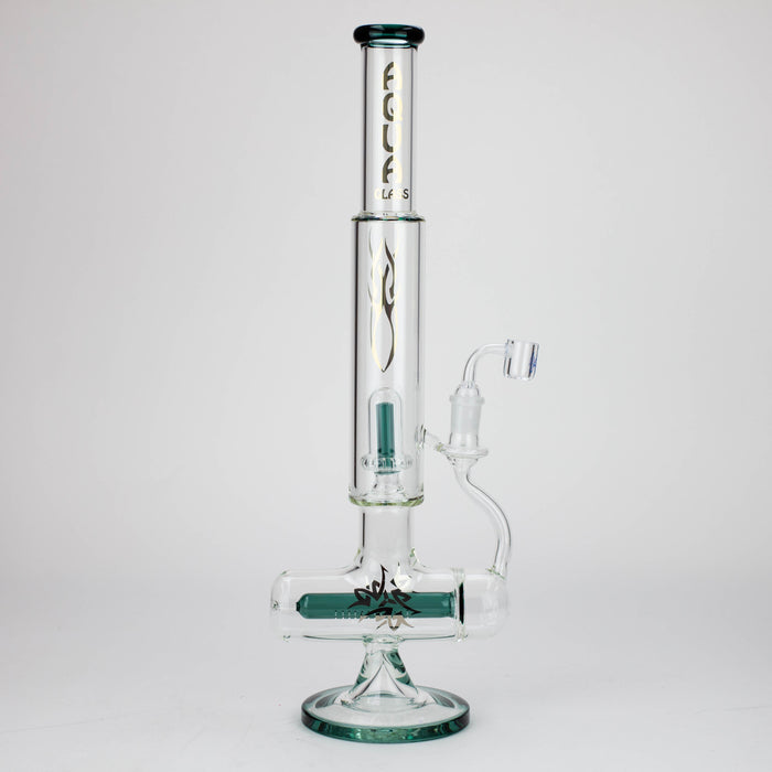 21" AQUA Glass 2-in-1 Inline diffuser glass water bong [AQUA102]