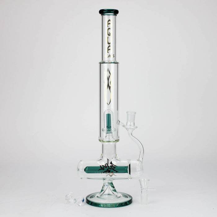 21" AQUA Glass 2-in-1 Inline diffuser glass water bong [AQUA102]