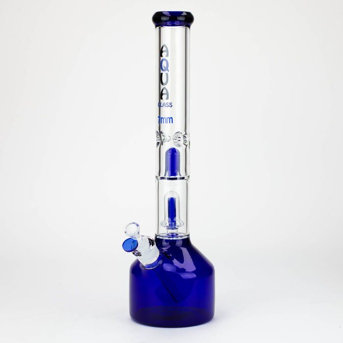 18.5" AQUA Glass showerhead percolator / 7mm /glass water bong [AQUA112] Bongs Canadian Distributor Blue