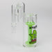 Xtreme - 5" Glass Bong Showerhead diffuser Ashcatcher [XTR-Z012/XTR-Z039] Ashcatcher · Percolator · Filter · Mouthpiece Canadian Distributor Milk Green