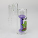 Xtreme - 5" Glass Bong Showerhead diffuser Ashcatcher [XTR-Z012/XTR-Z039] Ashcatcher · Percolator · Filter · Mouthpiece Canadian Distributor Milk Purple