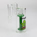 Xtreme - 5" Glass Bong Showerhead diffuser Ashcatcher [XTR-Z012/XTR-Z039] Ashcatcher · Percolator · Filter · Mouthpiece Canadian Distributor Green A