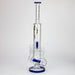 18" AQUA Glass Dual joint showerhead pecolator glass water bong [AQUA105] Glass Bong Canadian Distributor