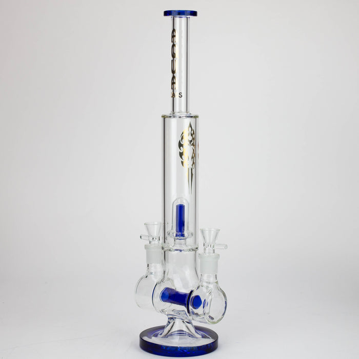 18" AQUA Glass Dual joint showerhead pecolator glass water bong [AQUA105] Glass Bong Canadian Distributor