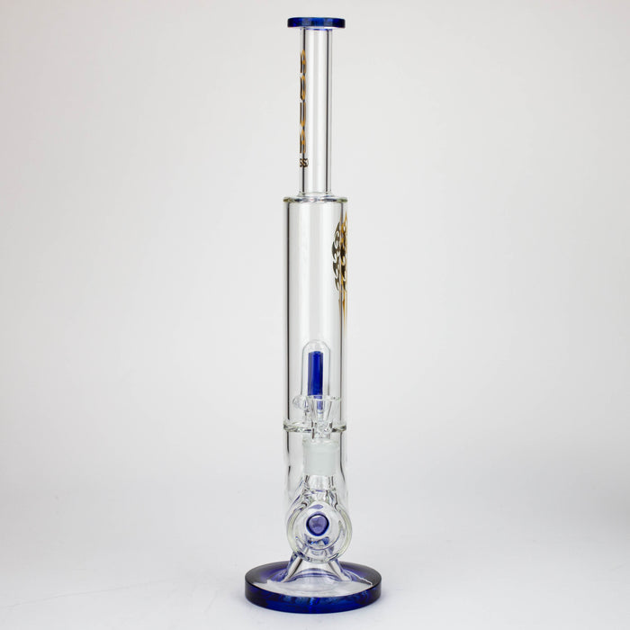 18" AQUA Glass Dual joint showerhead pecolator glass water bong [AQUA105] Glass Bong Canadian Distributor