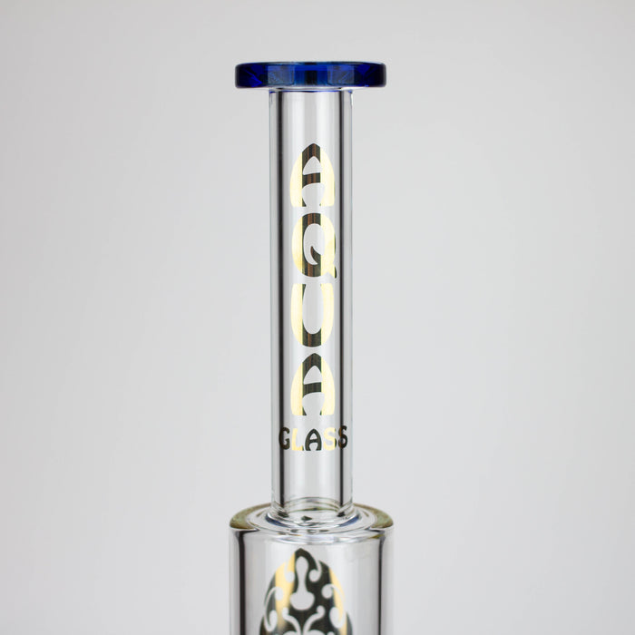 18" AQUA Glass Dual joint showerhead pecolator glass water bong [AQUA105] Glass Bong Canadian Distributor