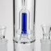 18" AQUA Glass Dual joint showerhead pecolator glass water bong [AQUA105] Glass Bong Canadian Distributor