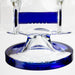 18" AQUA Glass Dual joint showerhead pecolator glass water bong [AQUA105] Glass Bong Canadian Distributor