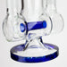 18" AQUA Glass Dual joint showerhead pecolator glass water bong [AQUA105] Glass Bong Canadian Distributor