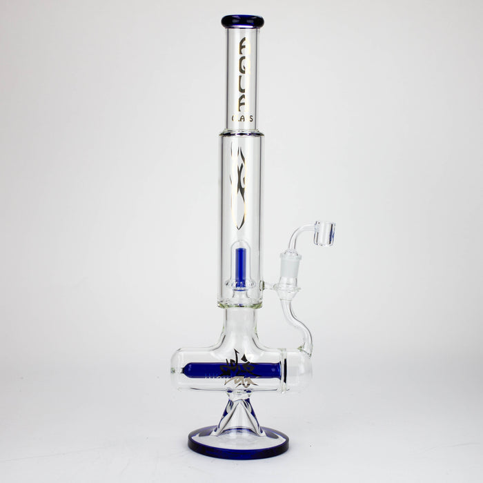 21" AQUA Glass 2-in-1 Inline diffuser glass water bong [AQUA102]