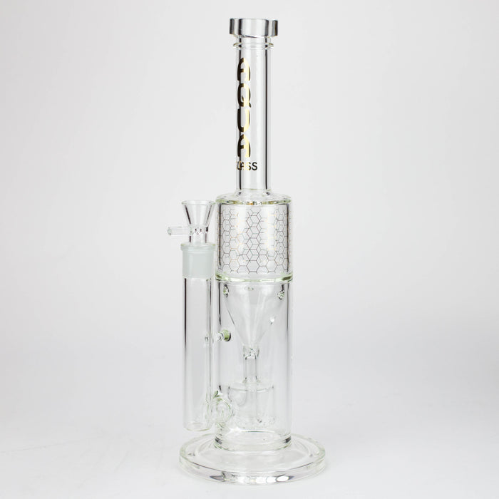 17" AQUA Glass 2-in-1 barrel diffuser glass bong [AQUA129] Bongs Canadian Distributor