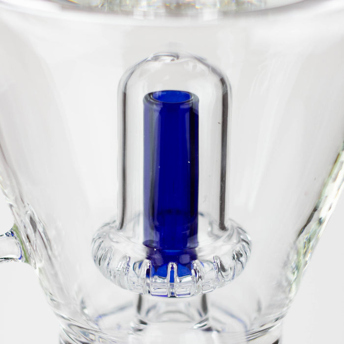 13" AQUA Glass 2-in-1 Sowerhead percolator glass bong [AQUA125] Bongs Canadian Distributor
