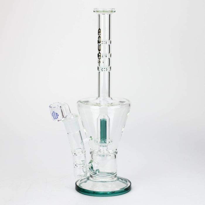 13" AQUA Glass 2-in-1 Sowerhead percolator glass bong [AQUA125] Bongs Canadian Distributor Lake Green