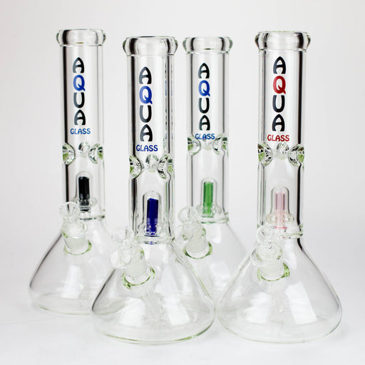 12" AQUA Glass showerhead percolator / 7mm /glass water bong [AQUA025] Bongs Canadian Distributor