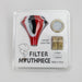 Silicone Mouthpiece with activated carbon filter Air Filter Canadian Distributor Red/White/Black