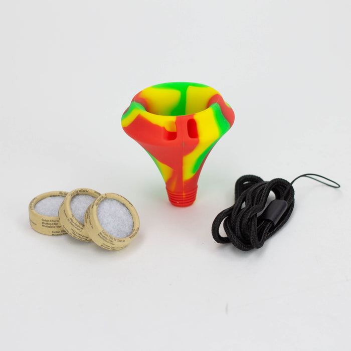 Silicone Mouthpiece with activated carbon filter Air Filter Canadian Distributor