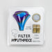 Silicone Mouthpiece with activated carbon filter Air Filter Canadian Distributor Purple/Blue/Gray