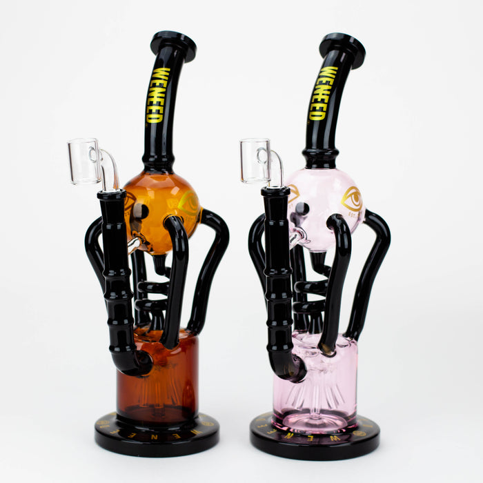 WENEED®-12" Weneed Dark Alchemy Recycler Rig Bongs WENEED®