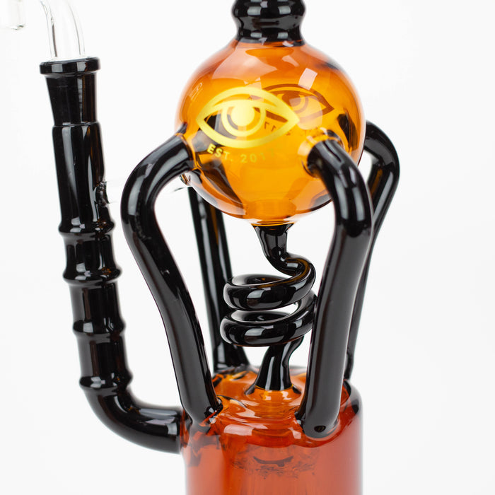 WENEED®-12" Weneed Dark Alchemy Recycler Rig Bongs WENEED®