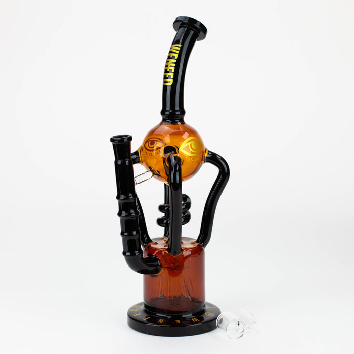 WENEED®-12" Weneed Dark Alchemy Recycler Rig Bongs WENEED®