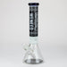 WENEED®-14" Weneed Frosted Aztec 7mm Glass Bong Glass Bong WENEED® White