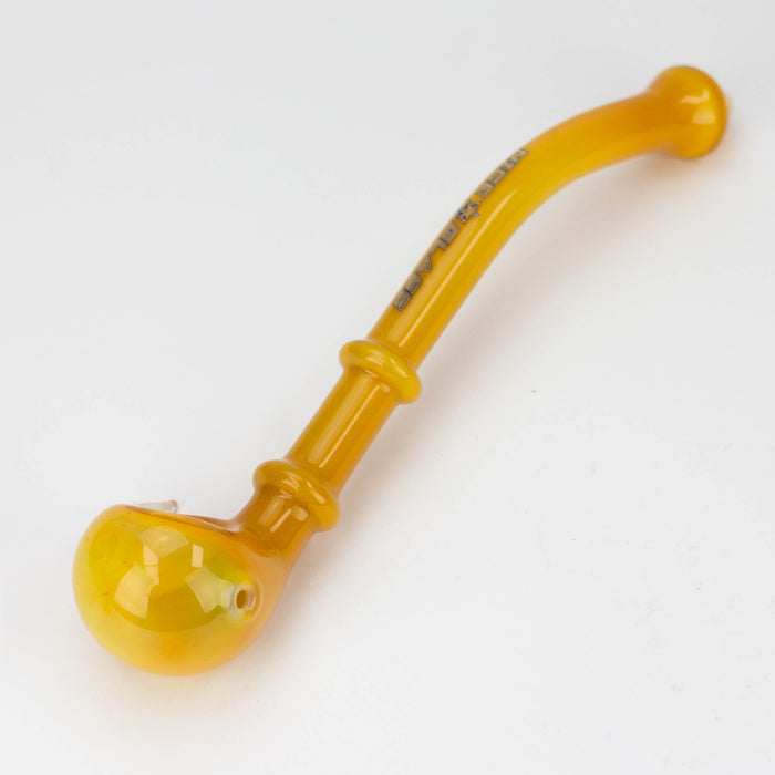 NG-10 inch Elongated Spoon Pipe [N8055] Glass Pipe High-End Brands Glass YELLOW