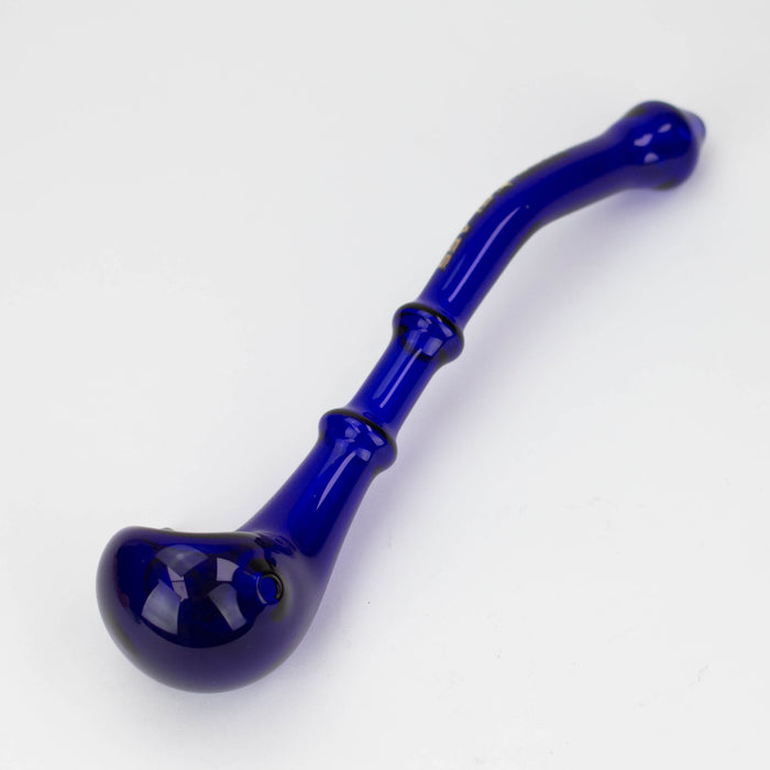 NG-10 inch Elongated Spoon Pipe [N8055] Glass Pipe High-End Brands Glass BLUE