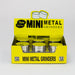 3-Piece Mini Metal Grinder Box of 12 [GR844] Herb Grinder High-End Brands Glass