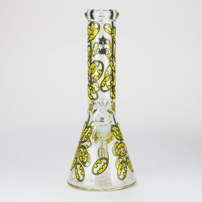 NG- 13 inch Bat Logo 7mm Beaker [S344] Glass Bong High-End Brands Glass