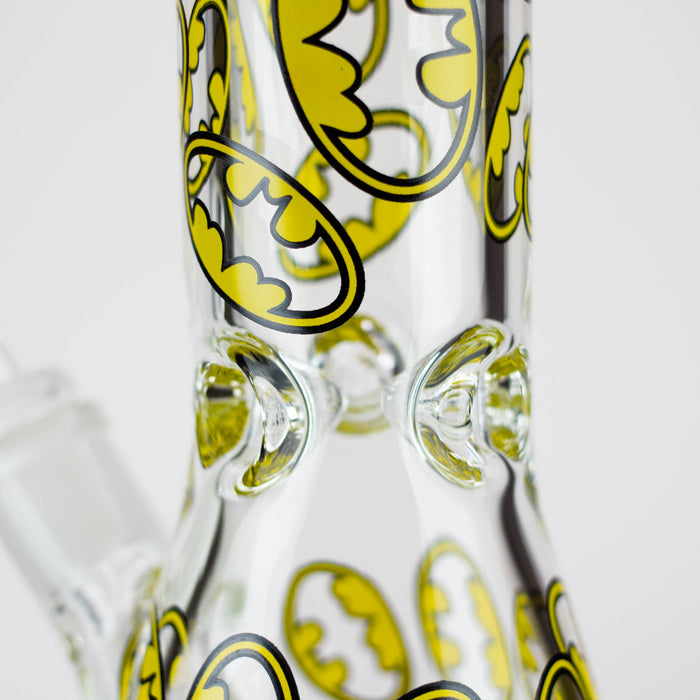 NG- 13 inch Bat Logo 7mm Beaker [S344] Glass Bong High-End Brands Glass