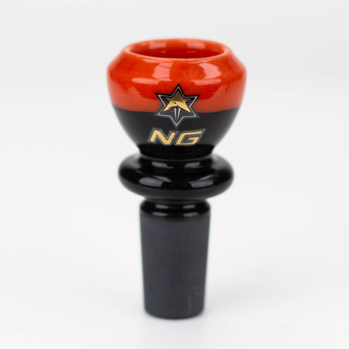 NG - Black & Colour Cup Bowl [TW002] Bowl · Banger · Oil Burner High-End Brands Glass ORANGE